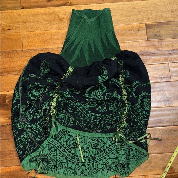 Lapis Full Skirt Textured Fabric - Picture 5 of 9